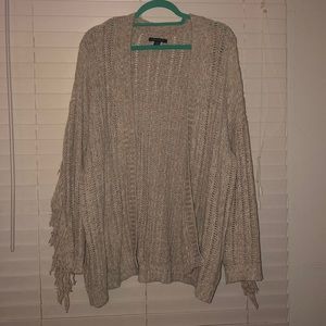American Eagle fringe sweater